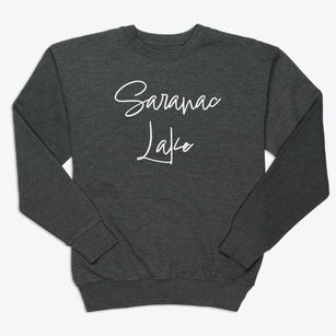 Saranac Lake New York Freestyle Premium Crewneck Sweatshirt