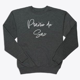 Prairie Du Sac Wisconsin Freestyle Premium Crewneck Sweatshirt