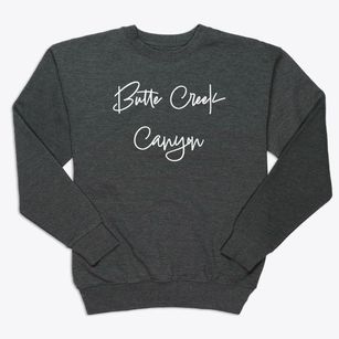 Butte Creek Canyon California Freestyle Premium Crewneck Sweatshirt