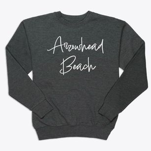 Arrowhead Beach North Carolina Freestyle Premium Crewneck Sweatshirt