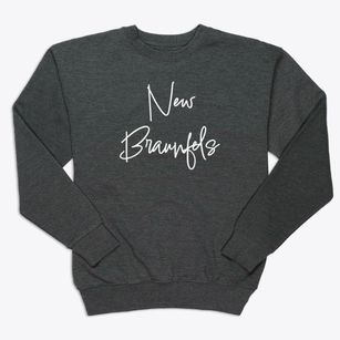 New Braunfels Texas Freestyle Premium Crewneck Sweatshirt