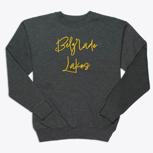 Belgrade Lakes Maine Freestyle Premium Crewneck Sweatshirt