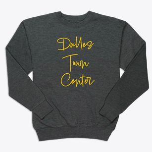 Dulles Town Center Virginia Freestyle Premium Crewneck Sweatshirt