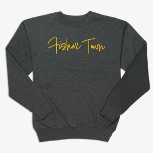 Fisher Town North Carolina Freestyle Premium Crewneck Sweatshirt