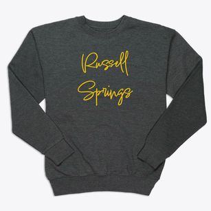 Russell Springs Kansas Freestyle Premium Crewneck Sweatshirt