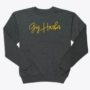 Gig Harbor Washington Freestyle Premium Crewneck Sweatshirt