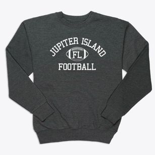 Jupiter Island Florida Football Premium Crewneck Sweatshirt
