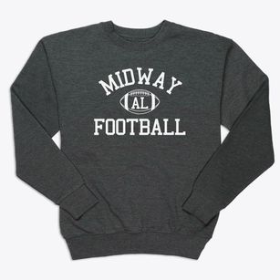 Midway Alabama Football Premium Crewneck Sweatshirt