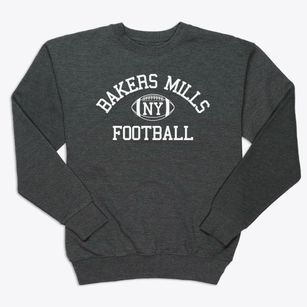 Bakers Mills New York Football Premium Crewneck Sweatshirt
