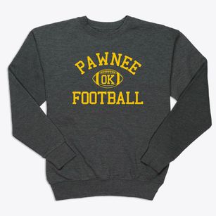 Pawnee Oklahoma Football Premium Crewneck Sweatshirt