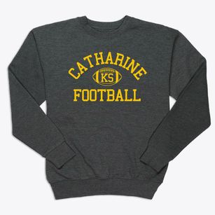 Catharine Kansas Football Premium Crewneck Sweatshirt