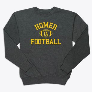 Homer Iowa Football Premium Crewneck Sweatshirt