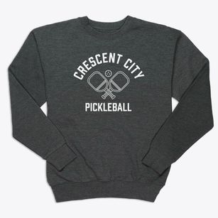 Crescent City California Pickleball Premium Crewneck Sweatshirt