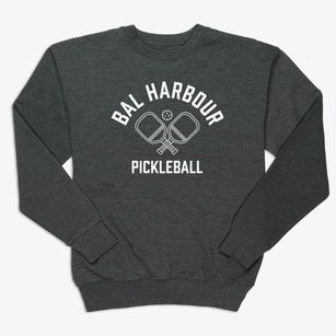 Bal Harbour Florida Pickleball Premium Crewneck Sweatshirt