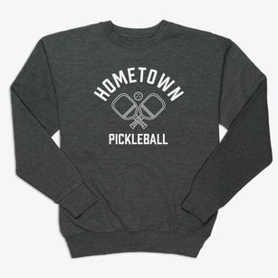 Hometown Pennsylvania Pickleball Premium Crewneck Sweatshirt