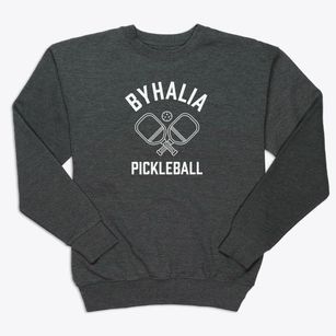 Byhalia Mississippi Pickleball Premium Crewneck Sweatshirt