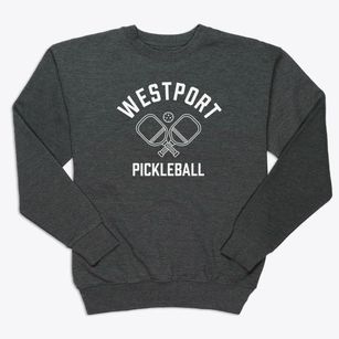 Westport Oregon Pickleball Premium Crewneck Sweatshirt