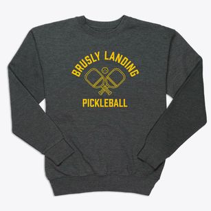 Brusly Landing Louisiana Pickleball Premium Crewneck Sweatshirt