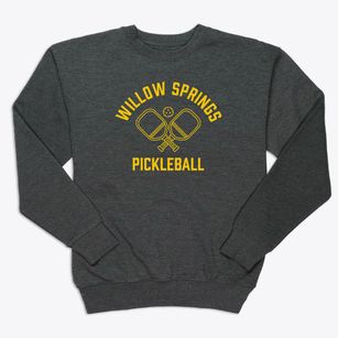 Willow Springs Missouri Pickleball Premium Crewneck Sweatshirt