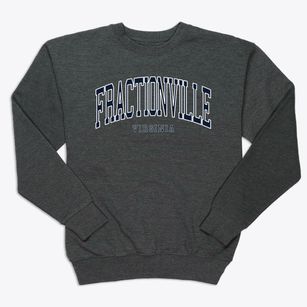 Fractionville Virginia Traditional Premium Crewneck Sweatshirt