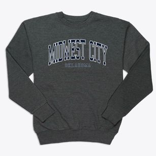 Midwest City Oklahoma Traditional Premium Crewneck Sweatshirt