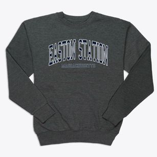 Easton Station Massachusetts Traditional Premium Crewneck Sweatshirt