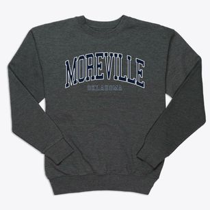 Moreville Oklahoma Traditional Premium Crewneck Sweatshirt
