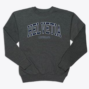 Helvetia Louisiana Traditional Premium Crewneck Sweatshirt