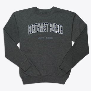Northwest Harbor New York Traditional Premium Crewneck Sweatshirt