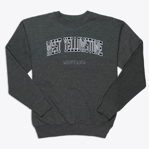 West Yellowstone Montana Traditional Premium Crewneck Sweatshirt