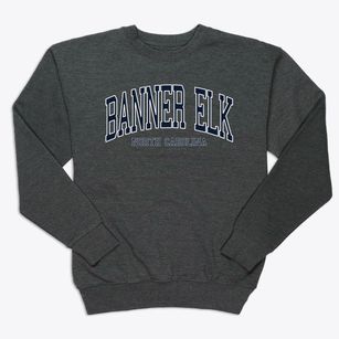Banner Elk North Carolina Traditional Premium Crewneck Sweatshirt