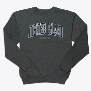 Jupiter Island Florida Traditional Premium Crewneck Sweatshirt