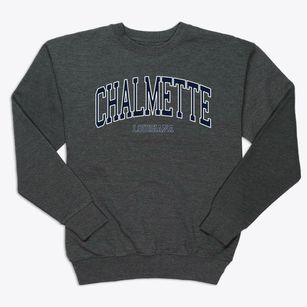Chalmette Louisiana Traditional Premium Crewneck Sweatshirt