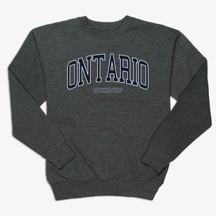 Ontario Wisconsin Traditional Premium Crewneck Sweatshirt