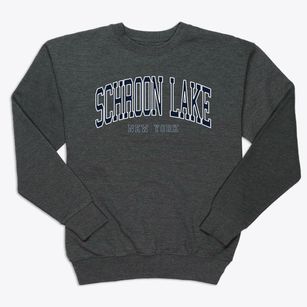 Schroon Lake New York Traditional Premium Crewneck Sweatshirt