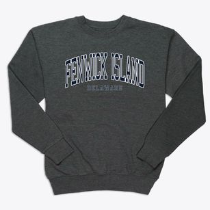 Fenwick Island Delaware Traditional Premium Crewneck Sweatshirt