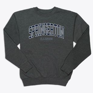 Springerton Illinois Traditional Premium Crewneck Sweatshirt