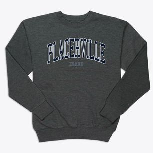 Placerville Idaho Traditional Premium Crewneck Sweatshirt