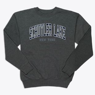 Schuyler Lake New York Traditional Premium Crewneck Sweatshirt