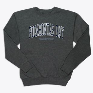 Pocahontas Bay Washington Traditional Premium Crewneck Sweatshirt