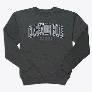 Clarendon Hills Illinois Traditional Premium Crewneck Sweatshirt