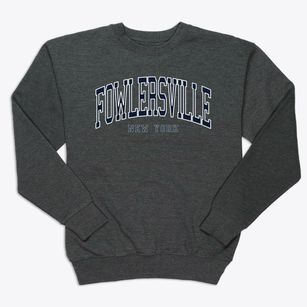 Fowlersville New York Traditional Premium Crewneck Sweatshirt
