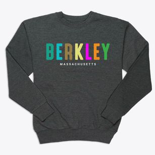 Berkley Massachusetts Color Pop Premium Crewneck Sweatshirt