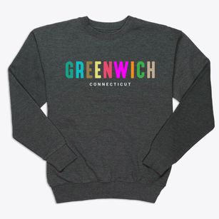 Greenwich Connecticut Color Pop Premium Crewneck Sweatshirt