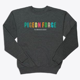 Pigeon Forge Tennessee Color Pop Premium Crewneck Sweatshirt