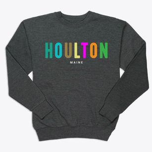 Houlton Maine Color Pop Premium Crewneck Sweatshirt