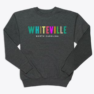 Whiteville North Carolina Color Pop Premium Crewneck Sweatshirt