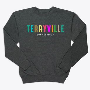 Terryville Connecticut Color Pop Premium Crewneck Sweatshirt