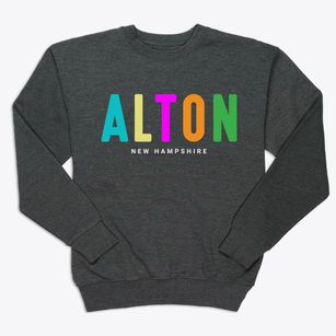 Alton New Hampshire Color Pop Premium Crewneck Sweatshirt