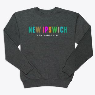 New Ipswich New Hampshire Color Pop Premium Crewneck Sweatshirt